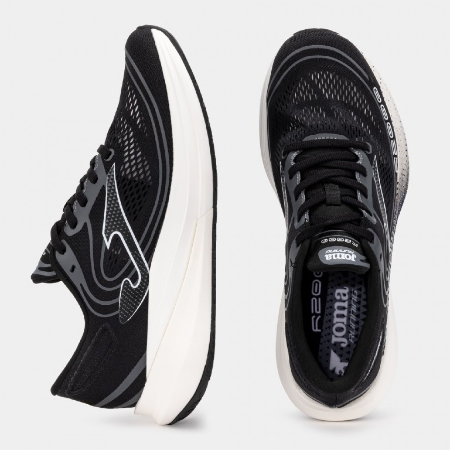 Zapatilla Running Joma R.2000 2641 Negro Transpirable