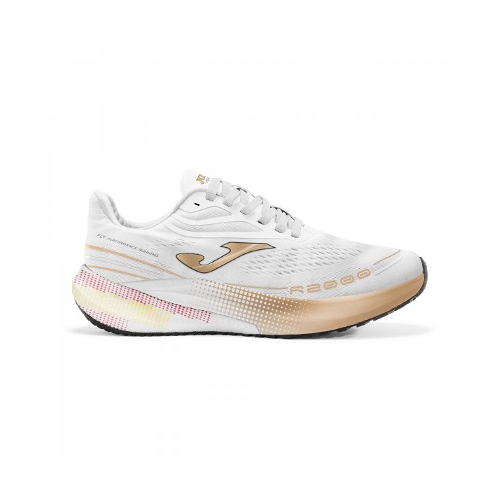 Zapatilla Running Joma R.2000 2622 Blanco Oro Transpirable