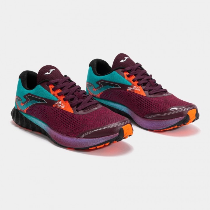 Zapatilla Trail Running TR-9 2520 Granate Transpirable