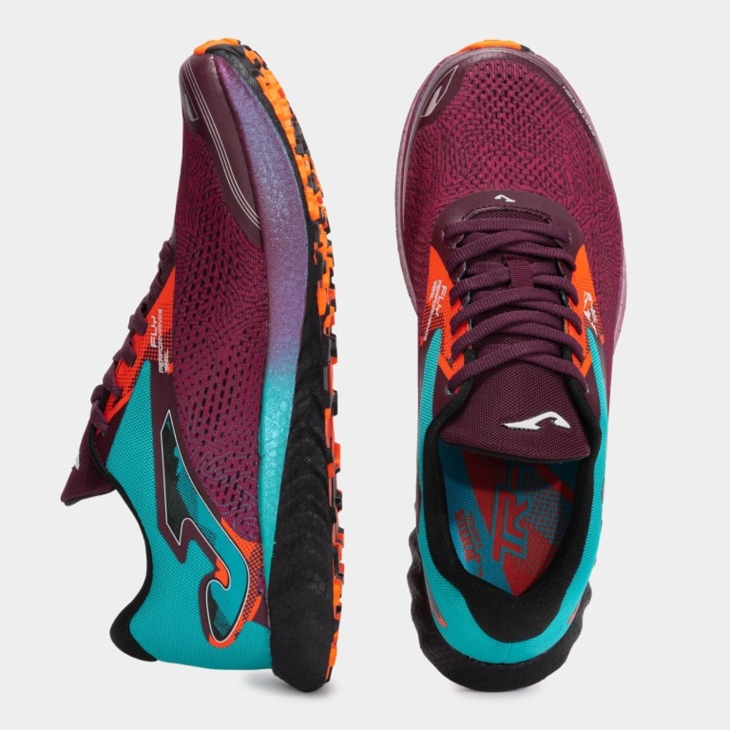Zapatilla Trail Running TR-9 2520 Granate Transpirable