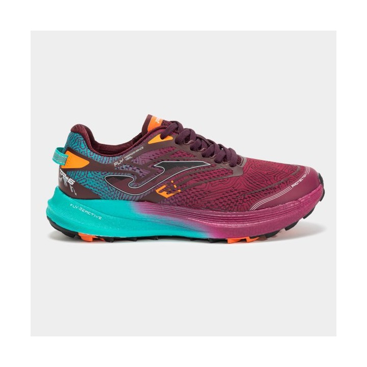 Zapatilla Trail Running TR-6 2520 Granate Transpirable