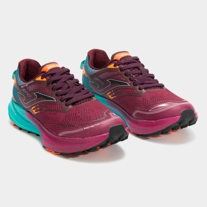 Zapatilla Trail Running TR-6 2520 Granate Transpirable
