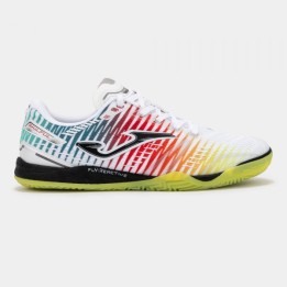 Zapatilla Fútbol Sala Hombre Joma Skilful 2576 Blanco Amarillo Indoor