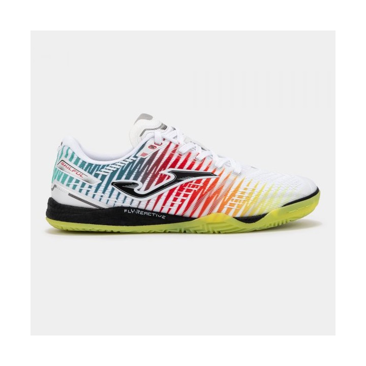 Zapatilla Fútbol Sala Hombre Joma Skilful 2576 Blanco Amarillo Indoor