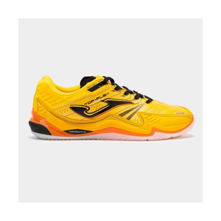 Zapatilla Fútbol Sala Hombre Joma Top Flex Ultimate 2528 Naranja Safron Indoor Confortable