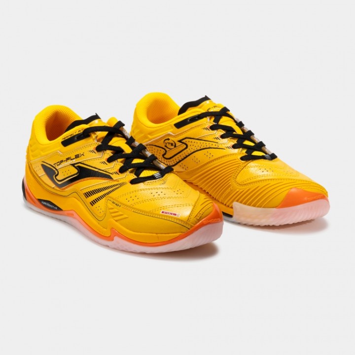 Zapatilla Fútbol Sala Hombre Joma Top Flex Ultimate 2528 Naranja Safron Indoor Confortable
