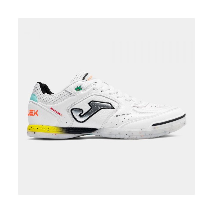 Zapatilla Fútbol Sala Hombre Joma Top Flex 2602 Blanco Indoor