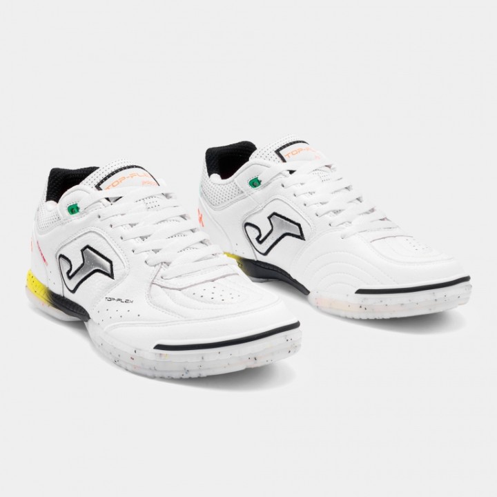Zapatilla Fútbol Sala Hombre Joma Top Flex 2602 Blanco Indoor