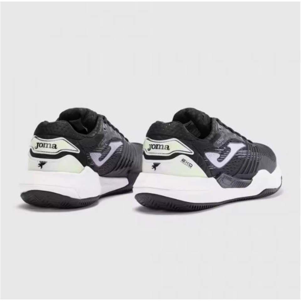 Zapatilla Pádel Mujer Joma Point 2301P Negro Rosa Alta Competición