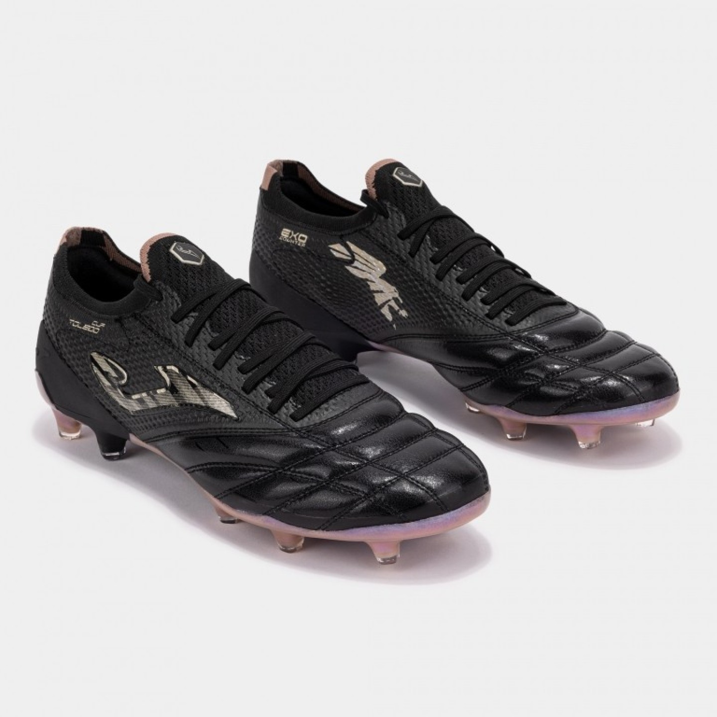 Zapatillas de Fútbol Césped Natural Hombre Joma Toledo 2601 Negro