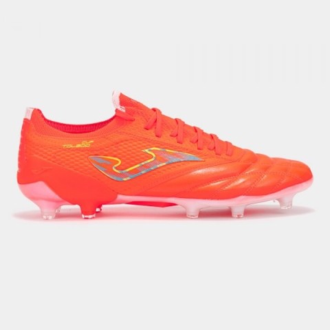 Zapatillas de Fútbol Césped Natural Hombre Joma Toledo 2608 Naranja