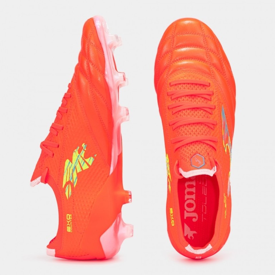 Zapatillas de Fútbol Césped Natural Hombre Joma Toledo 2608 Naranja
