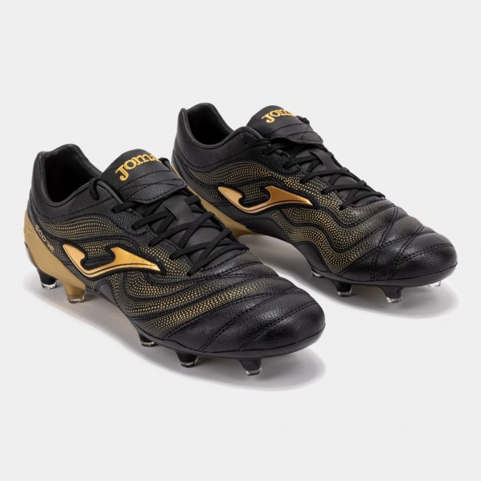 Zapatillas de Fútbol Césped Natural Hombre Joma Score Cup 2601 Negro