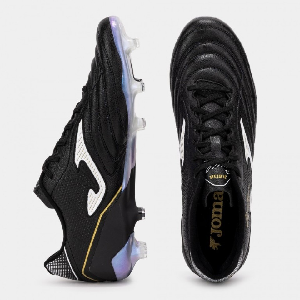 Zapatillas de Fútbol Césped Natural Hombre Joma Aguila Cup 2601 Negro
