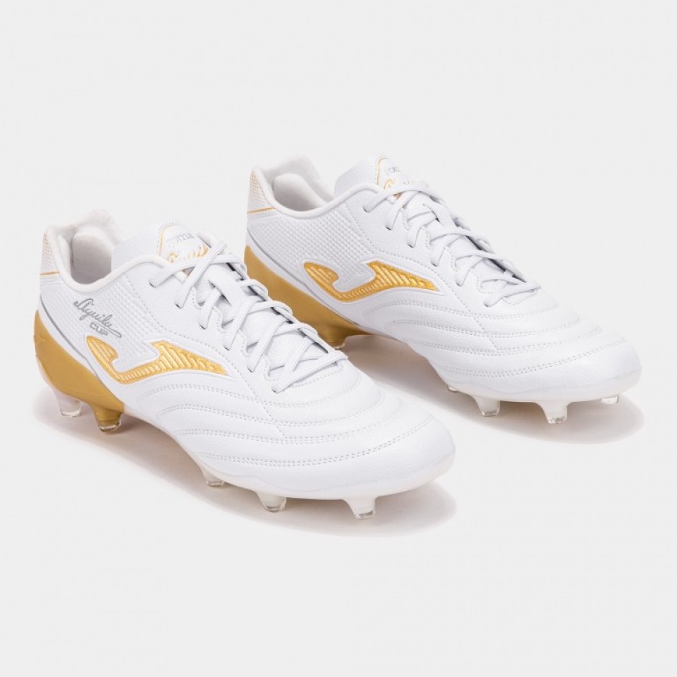 Zapatillas de Fútbol Césped Natural Hombre Joma Aguila Cup 2602 Blanco