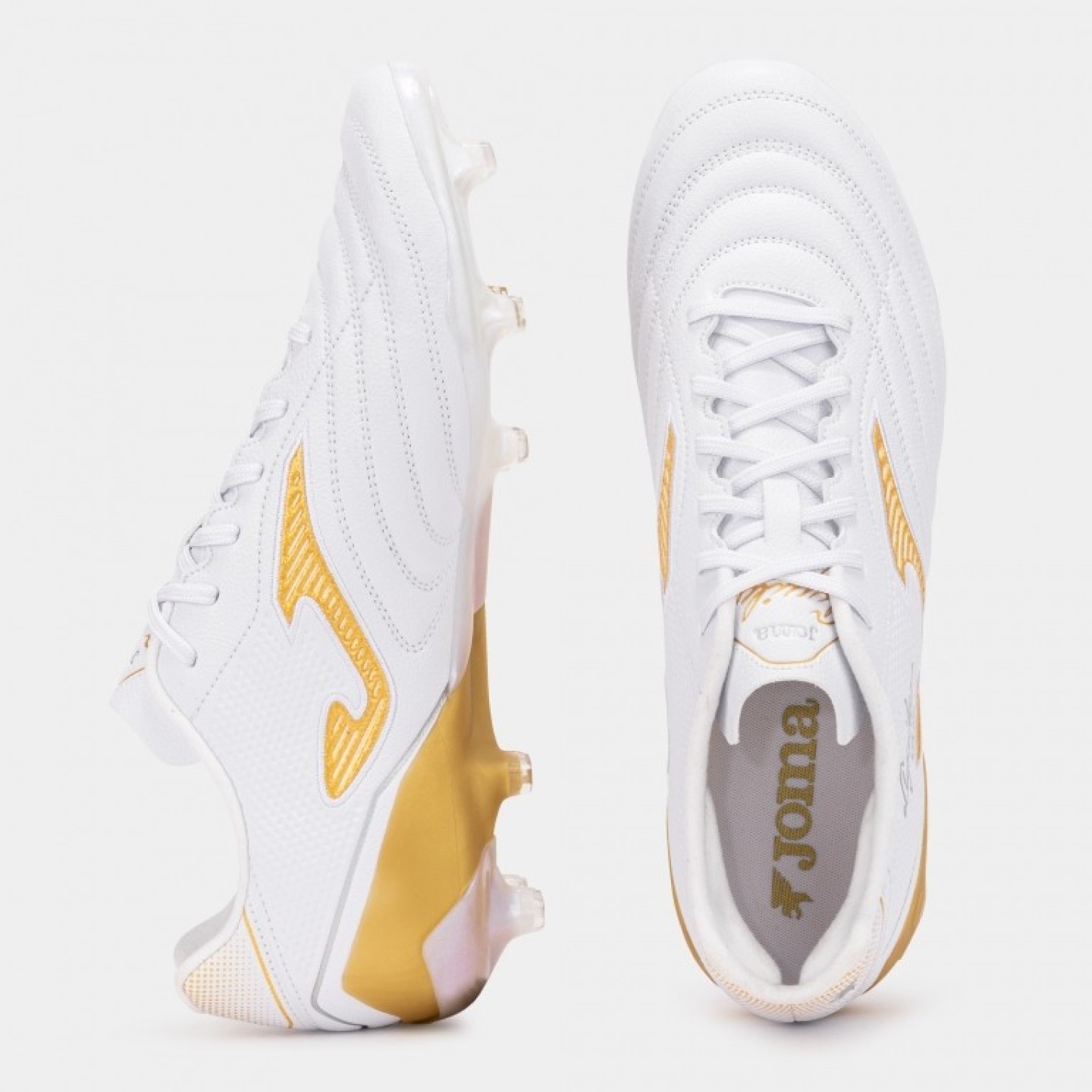 Zapatillas de Fútbol Césped Natural Hombre Joma Aguila Cup 2602 Blanco