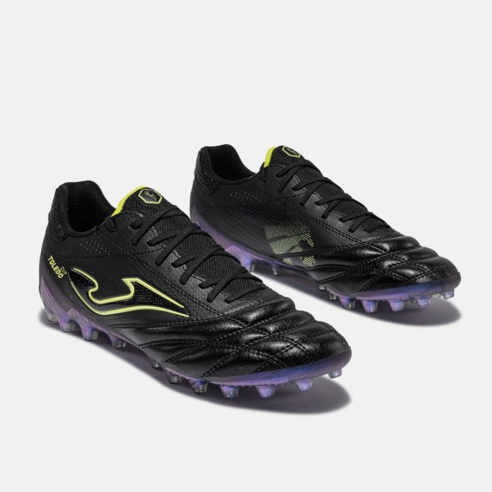 Zapatillas de Fútbol Césped Artificial Hombre Joma Toledo Cup 2601 Negro