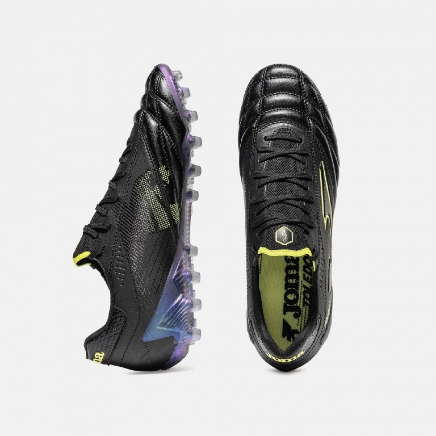 Zapatillas de Fútbol Césped Artificial Hombre Joma Toledo Cup 2601 Negro