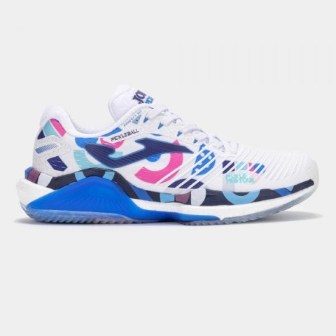 Zapatillas de Pickleball Hombre Joma Pro Tour 2592 Blanco Marino Rosa