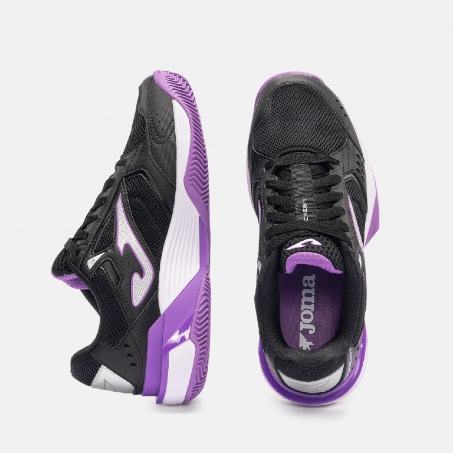 Zapatillas de Balonmano Mujer Joma Screen 2601 Negro
