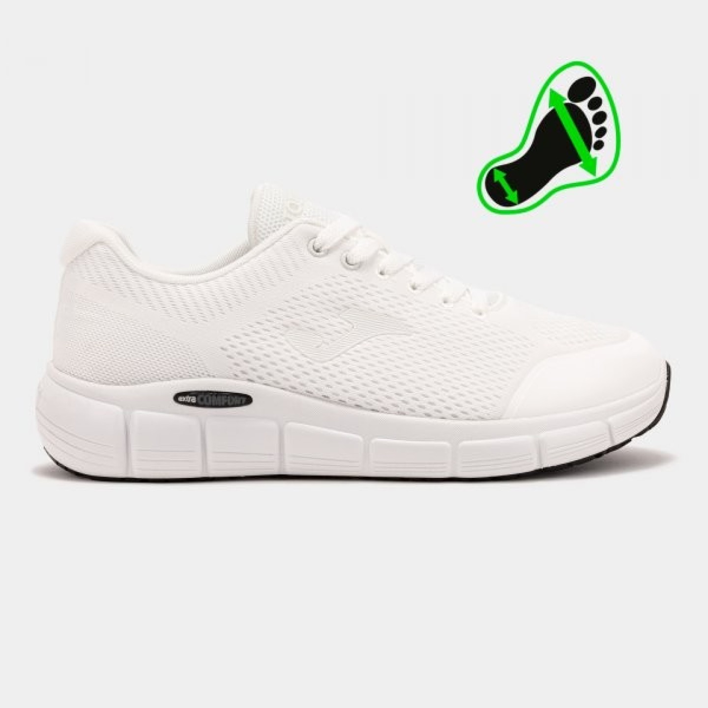 Zapatillas de Trabajo Horma Ancha Hombre Joma Zen Work 2602 Blanco