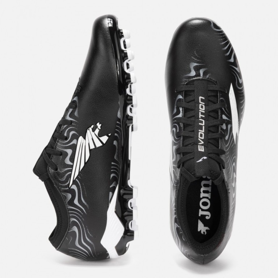 Zapatillas de Fútbol Césped Artificial Hombre Joma Evolution 2501 Negro