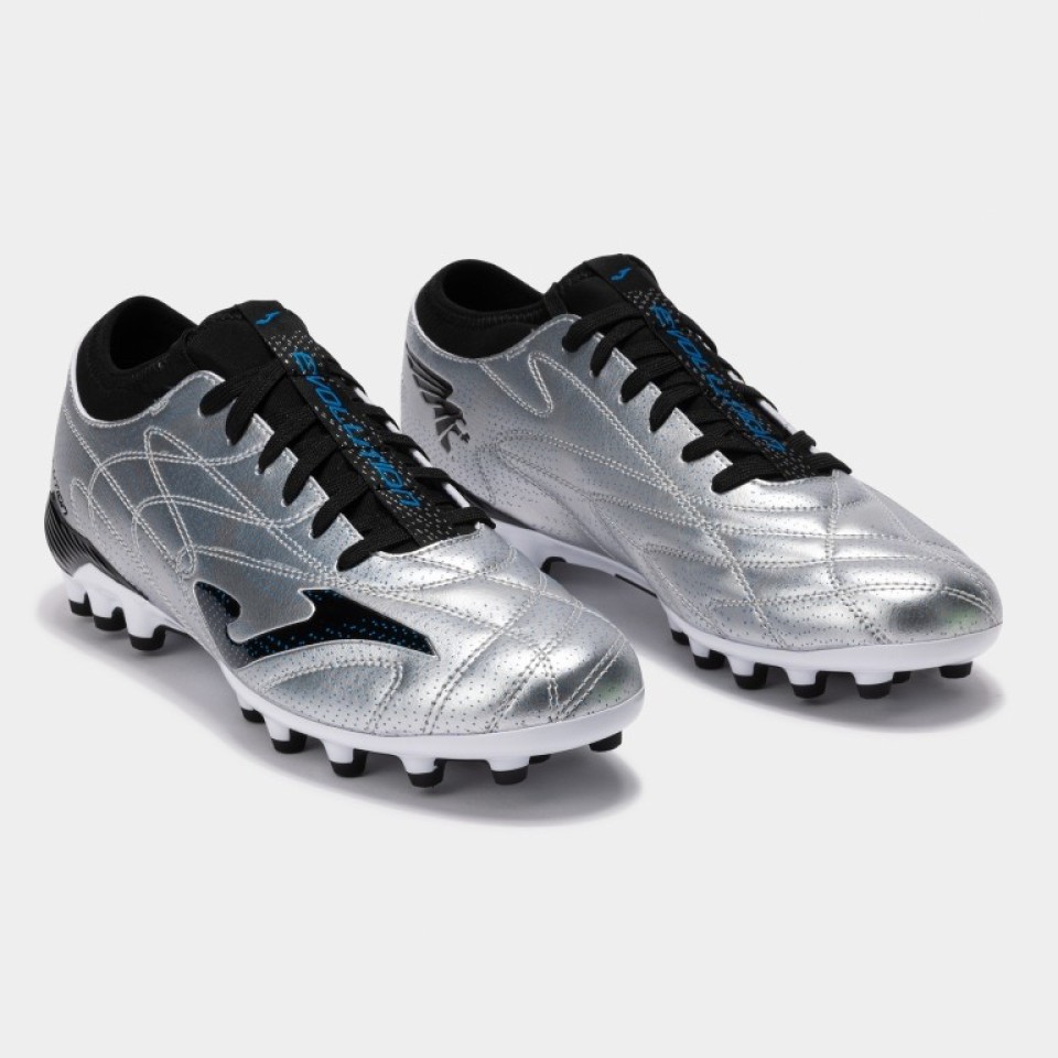 Zapatillas de Fútbol Césped Artificial Hombre Joma Evolution 2512 Plata