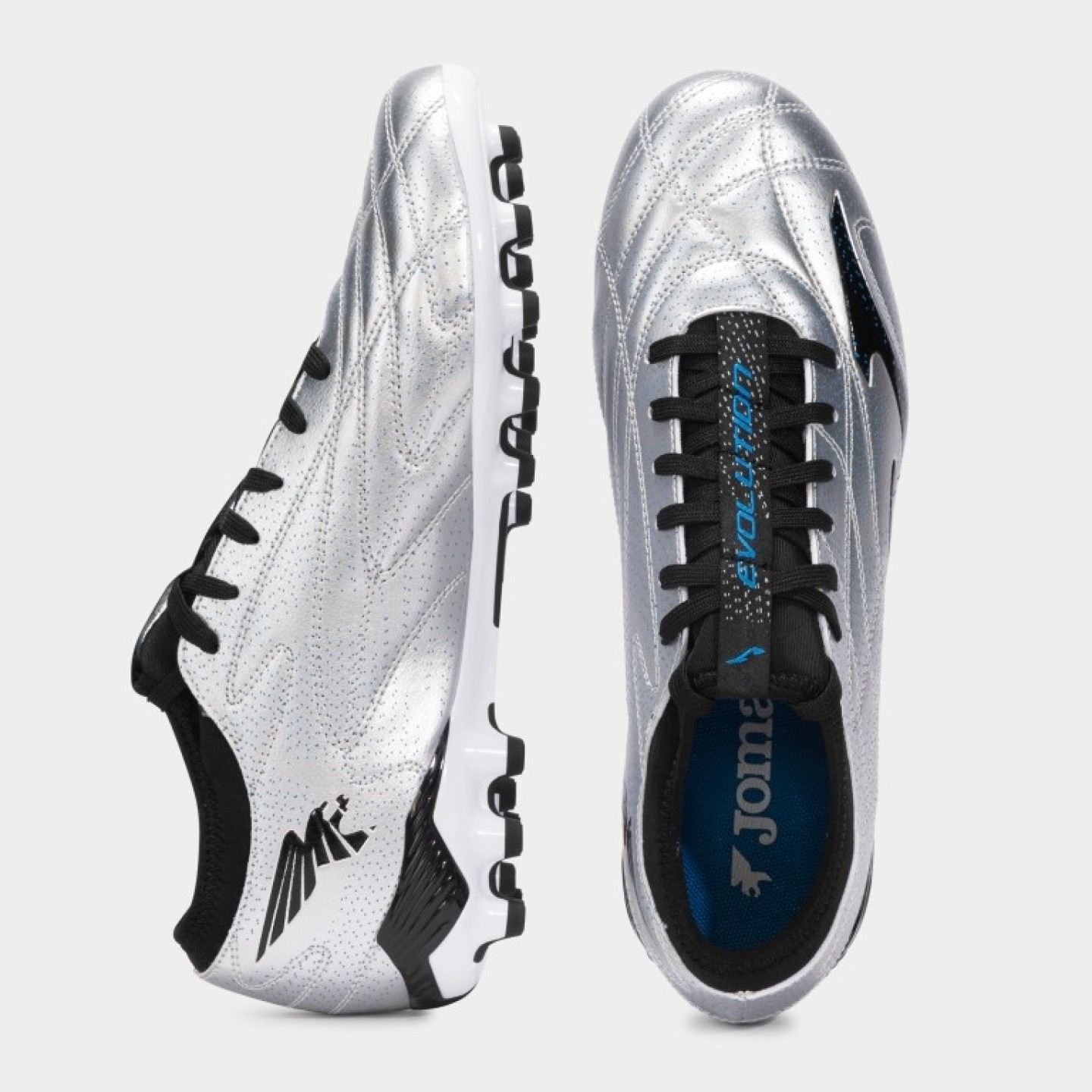 Zapatillas de Fútbol Césped Artificial Hombre Joma Evolution 2512 Plata