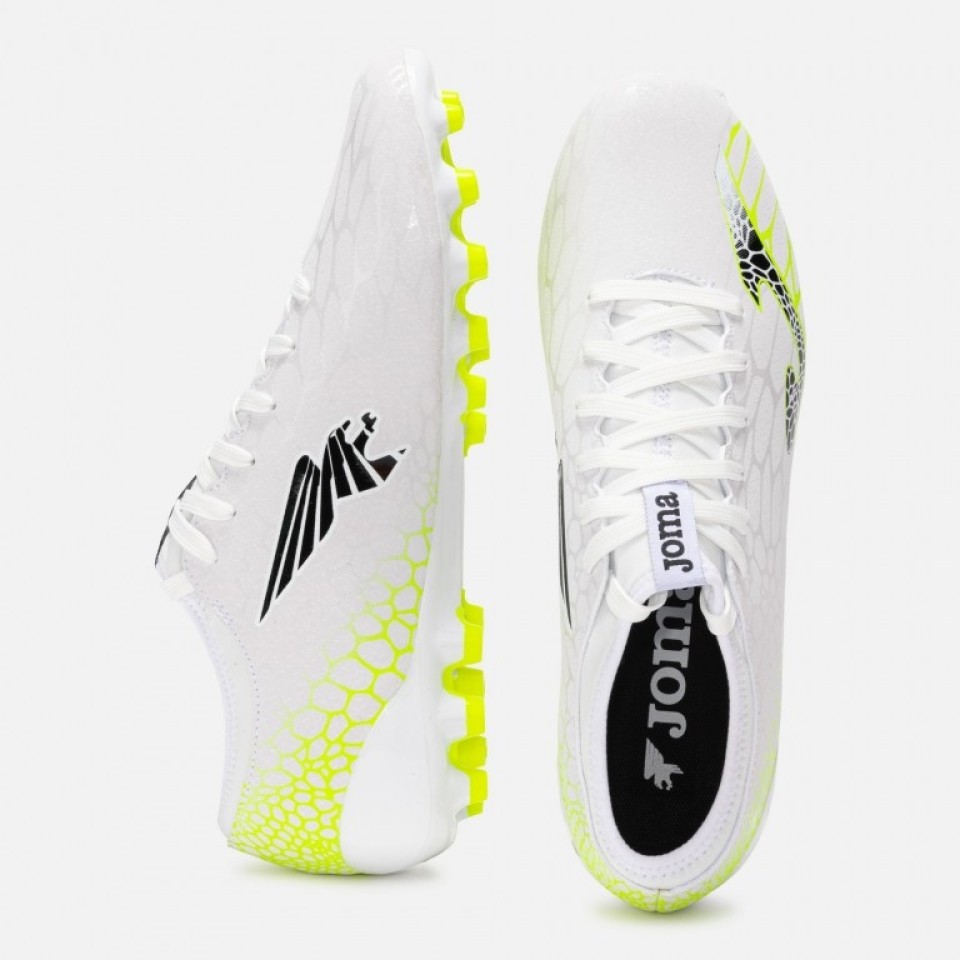 Zapatillas de Fútbol Césped Artificial Hombre Joma Gol 2502 Blanco