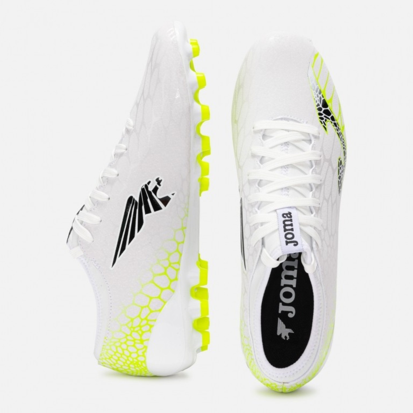 Zapatillas de Fútbol Césped Artificial Hombre Joma Gol 2502 Blanco