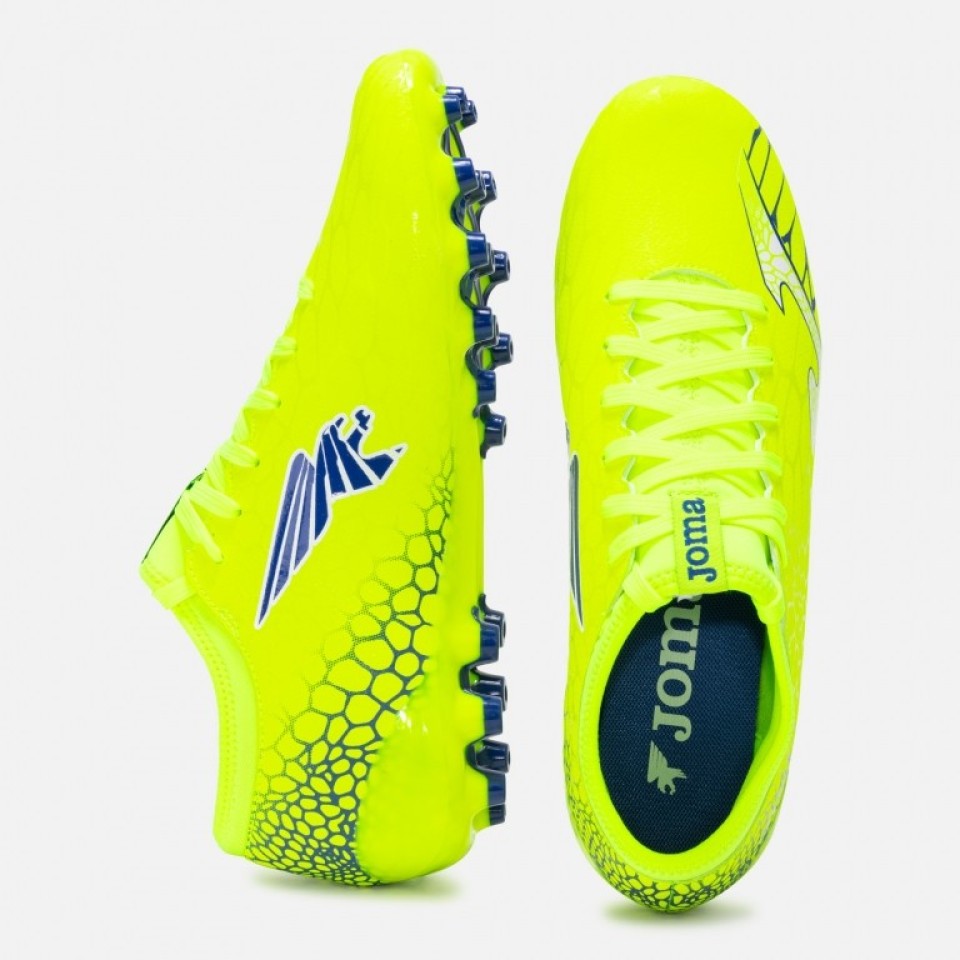 Zapatillas de Fútbol Césped Artificial Hombre Joma Gol 2509 Amarillo