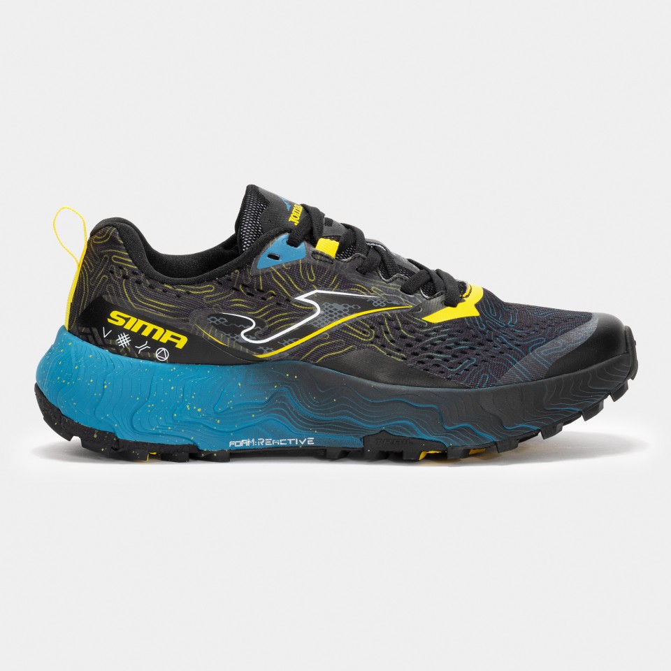 Zapatillas de Trail Running Hombre Joma Sima 2501 Negro Azul Resistente