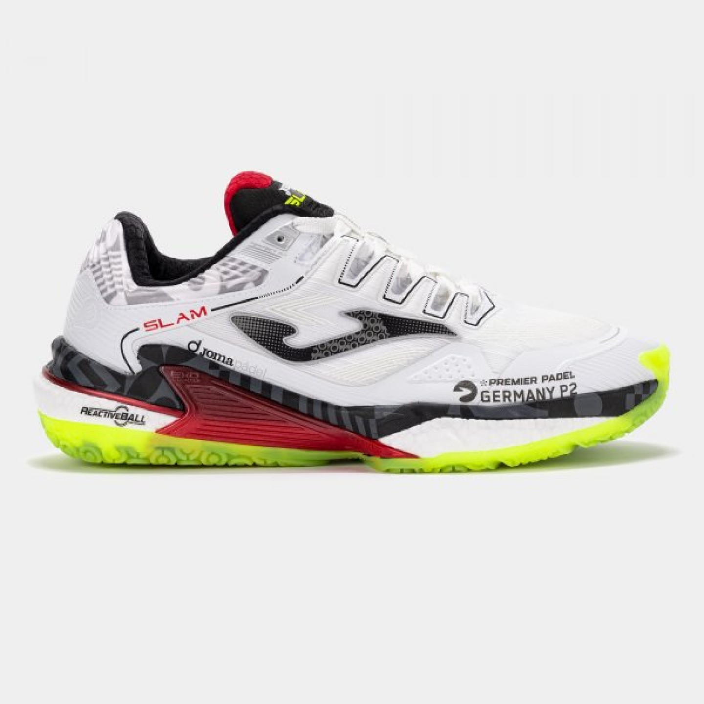 Zapatillas de Pádel Hombre Joma Slam S2652 Blanco Rojo