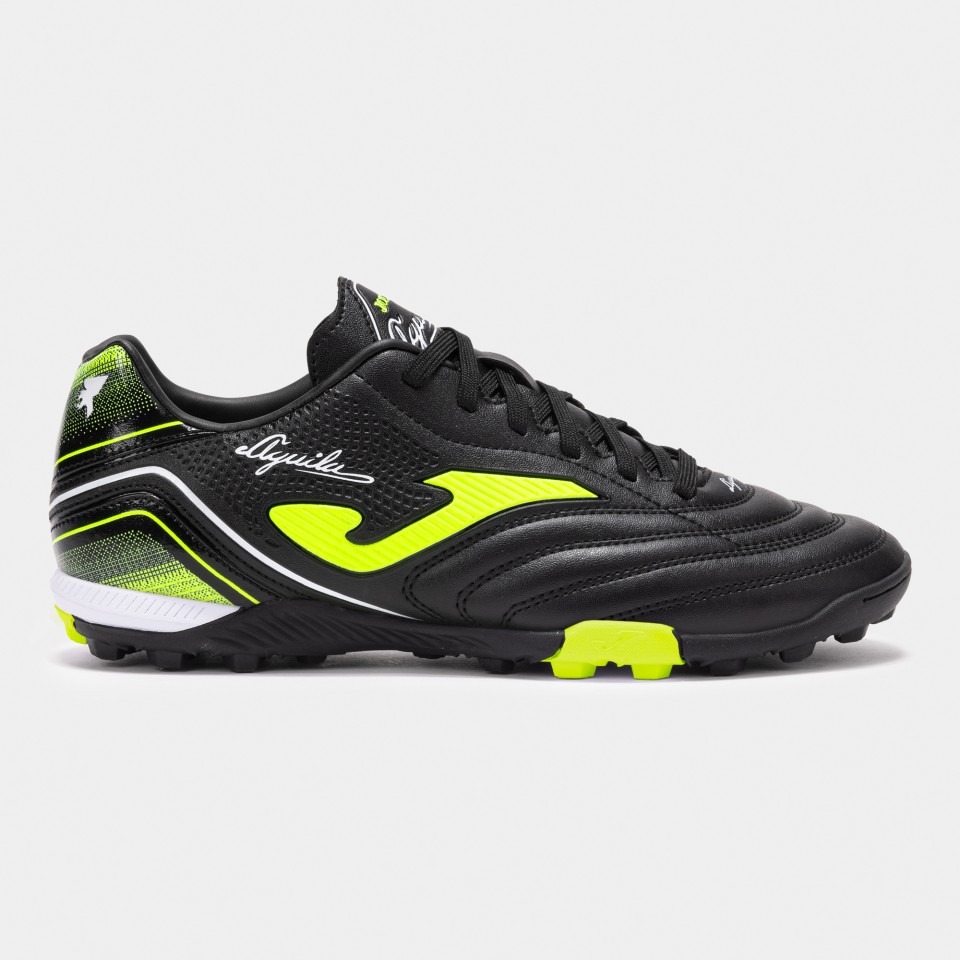 Zapatillas de Fútbol Turf Hombre Joma Aguila 2501 Negro Amarillo