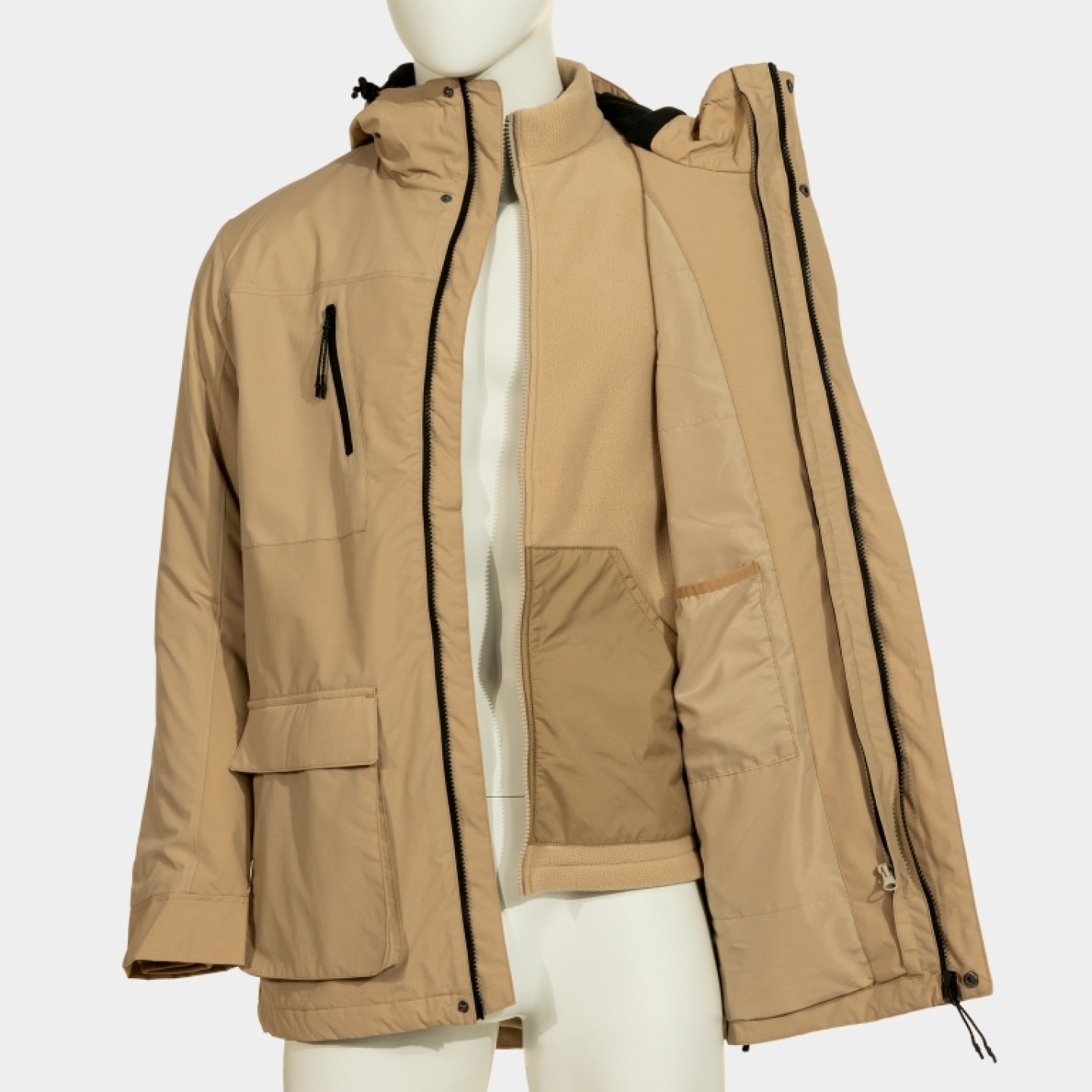 Anorak 3 en 1 Hombre Joma Mystic 103754 Cortavientos