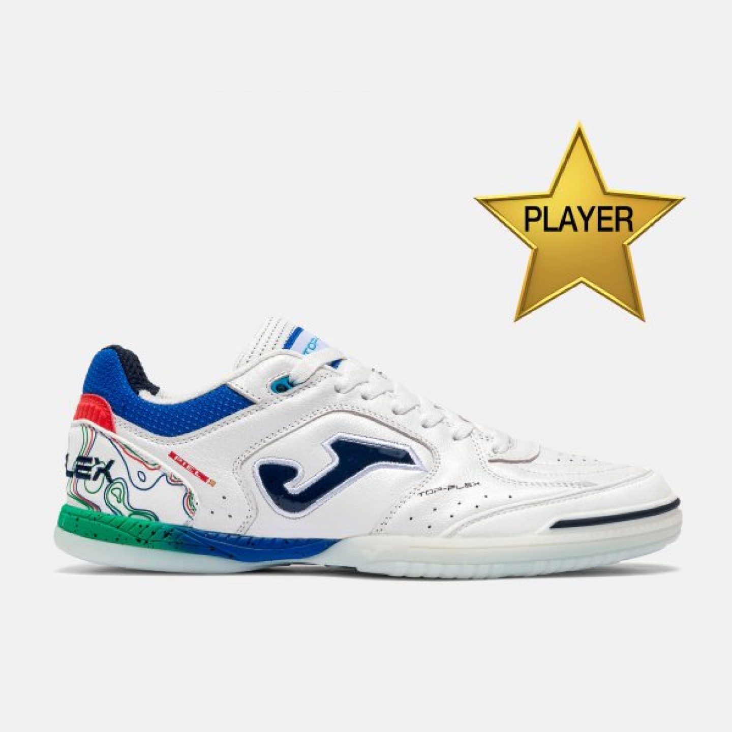 Zapatillas de Fútbol Sala Hombre Joma Top Flex A.W2632IN Blanco