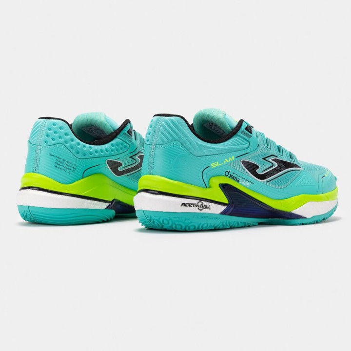 Zapatilla Pádel Hombre Joma Slam 2427 Turquesa Confortable