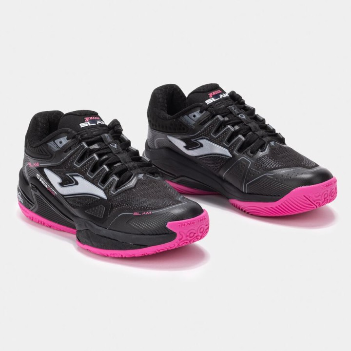 Zapatilla Pádel Mujer Joma Slam 2401 Negro Confortable