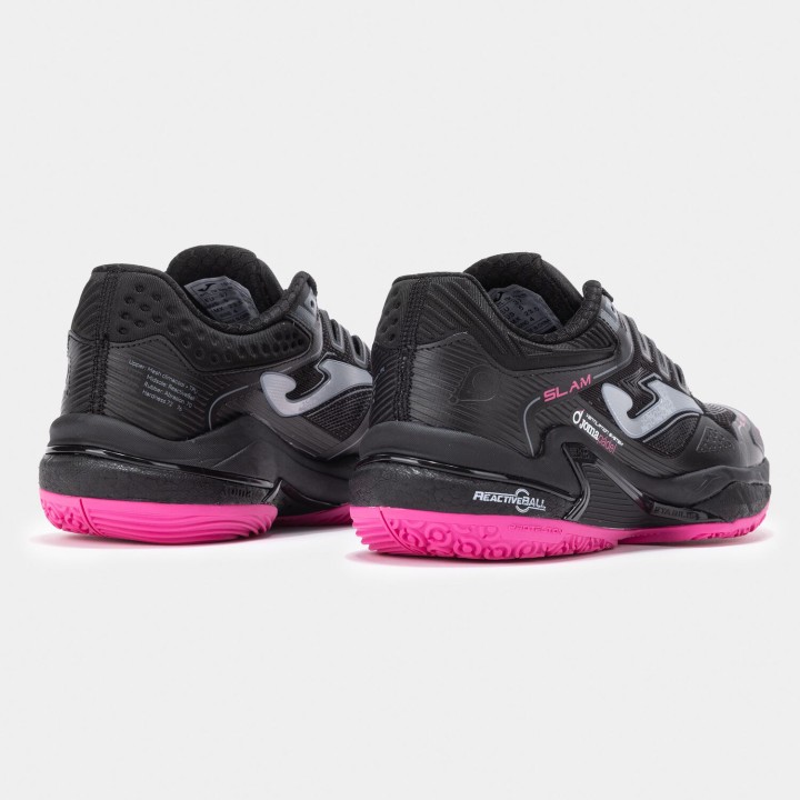 Zapatilla Pádel Mujer Joma Slam 2401 Negro Confortable