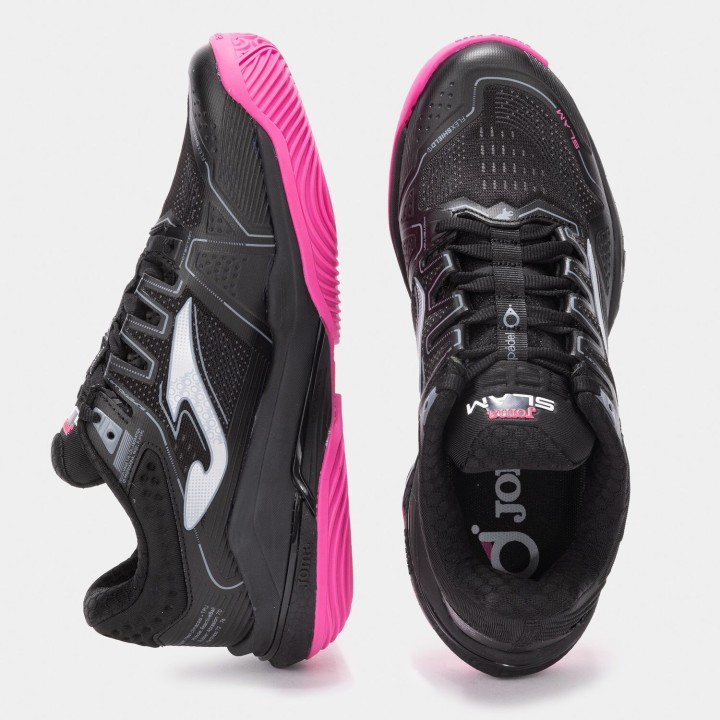 Zapatilla Pádel Mujer Joma Slam 2401 Negro Confortable