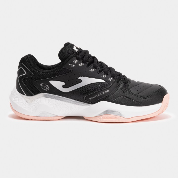Zapatilla Pádel Mujer Joma Master 2501 Negro Entrenamiento