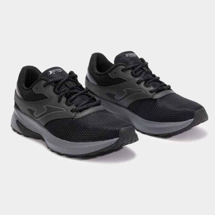 Zapatilla Running Hombre Joma Meta 2501 Negro Gris Transpirable