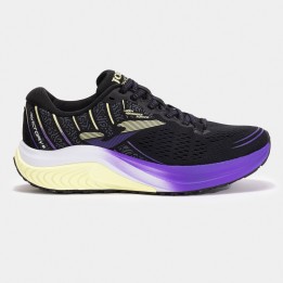 Zapatilla Running Mujer Joma Victory 2501 Negro Morado Transpirable