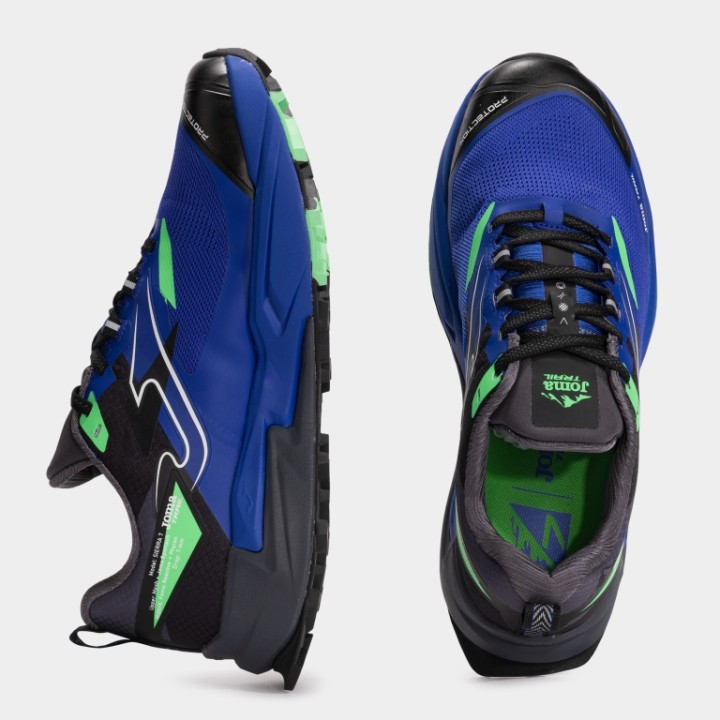 Zapatilla Trekking Hombre Joma Sierra 2504 Azul Eléctrico Estabilidad