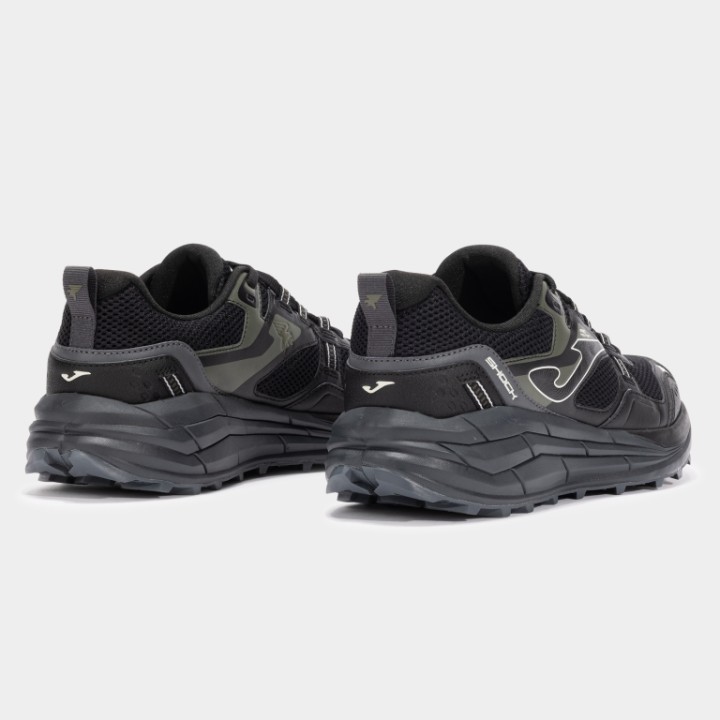 Zapatilla Trekking Hombre Joma Shock Negro Verde 2501 Confortable