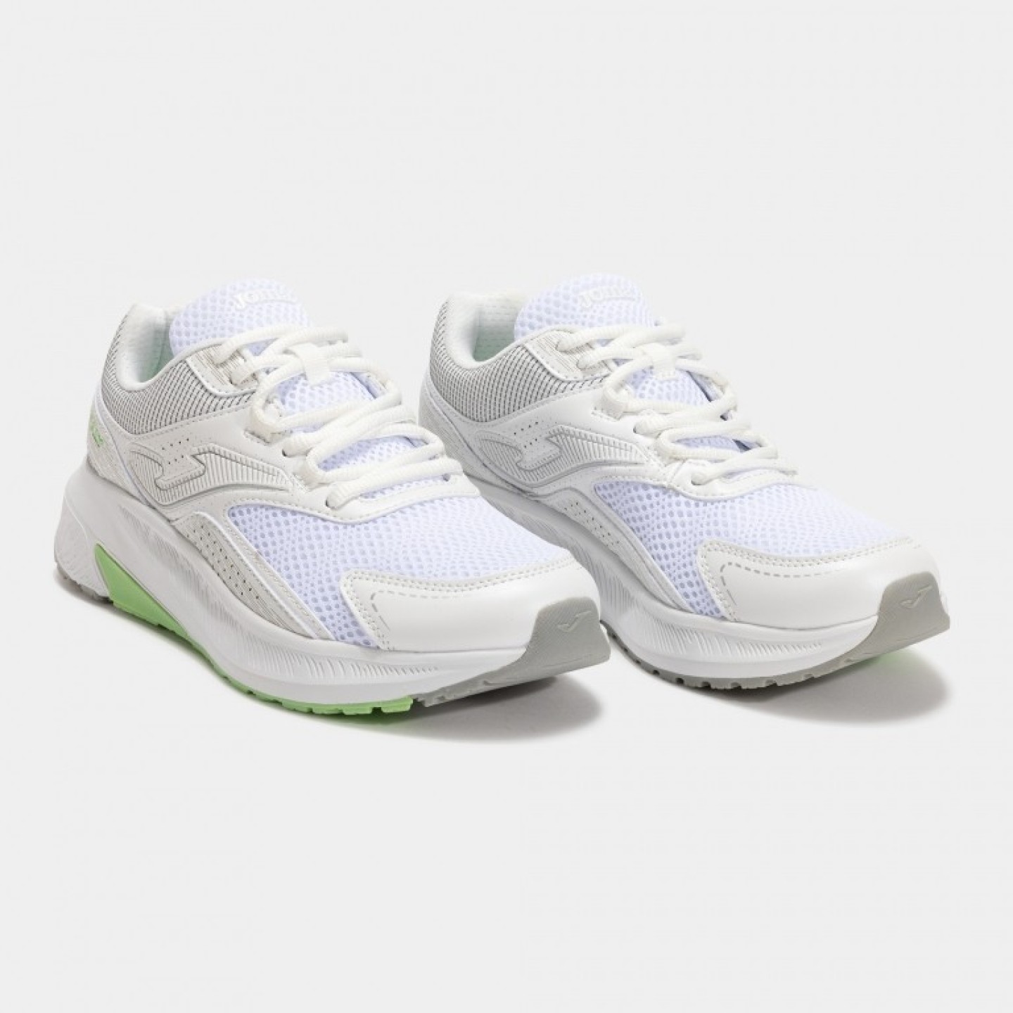 Zapatilla Running Mujer Joma Vitaly 2502 Blanco Verde Claro Confortable