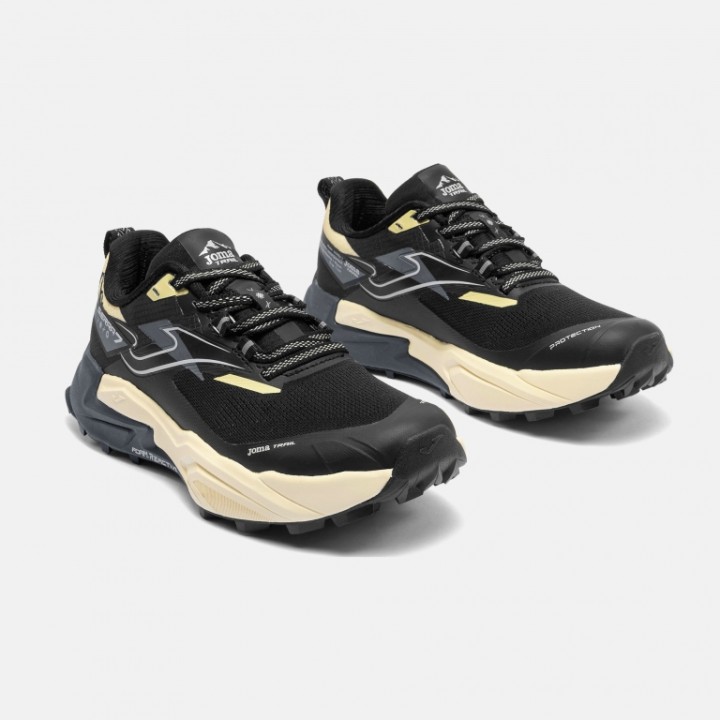 Zapatilla Trekking Mujer Joma Sierra 2631 Negro Beige Estabilidad