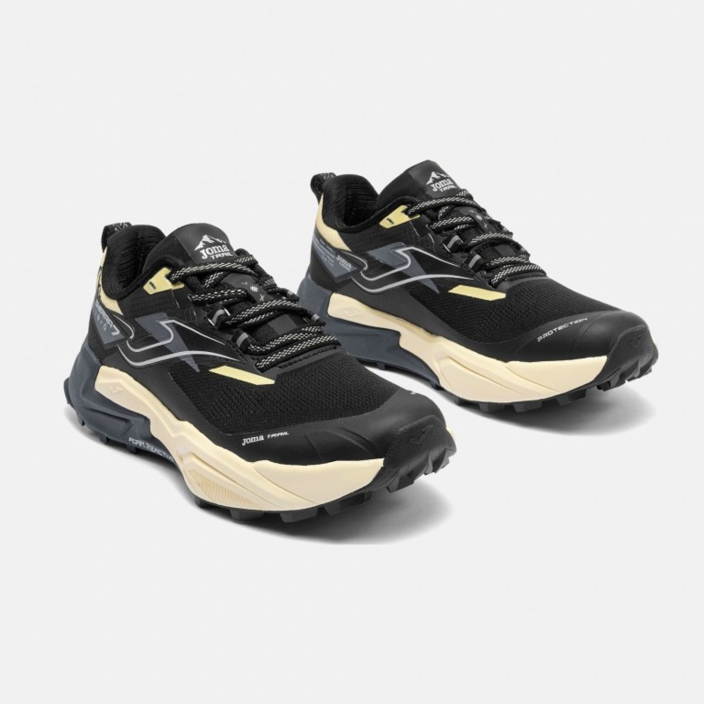 Zapatilla Trekking Mujer Joma Sierra 2631 Negro Beige Estabilidad