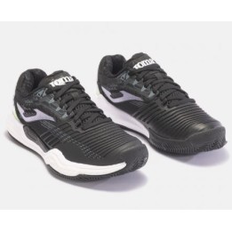 Zapatilla Pádel Mujer Joma Point 2301P Negro Rosa Alta Competición