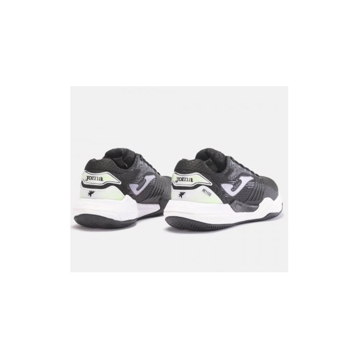 Zapatilla Pádel Mujer Joma Point 2301P Negro Rosa Alta Competición